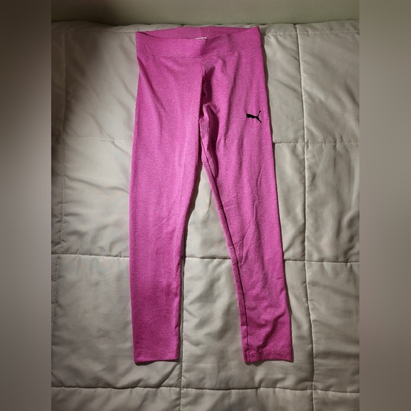 Puma Black and Pink Long Sleeve Shirt and Leggings Set - Picture 6 of 6